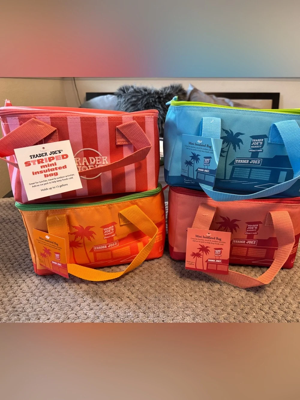 Trader Joe’s insulated mini totes